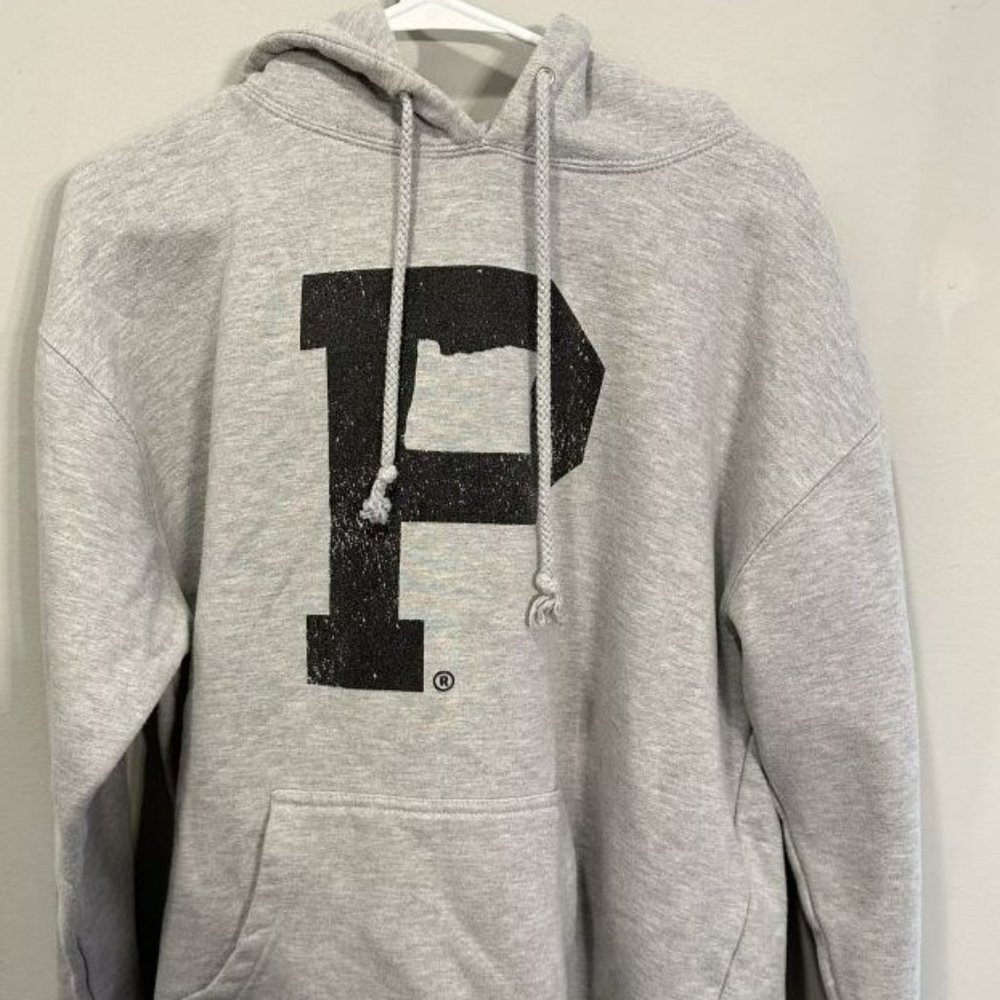 Portland Gear Hoodie Heather Grey Size Large